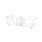 Cabinet TV Plexiglas design moderne Assistant double Viadurini