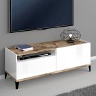 Meuble TV en mélaminé avec compartiment et tiroir Made in Italy - Florentino Viadurini