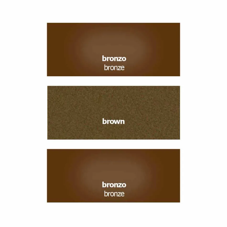 Meuble TV suspendu avec plateau en cristal satiné fabriqué en Italie - Americio Viadurini