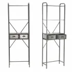 Armoire de salle de bain industrielle en fer au design moderne - Pome Viadurini