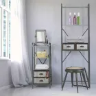 Armoire de salle de bain industrielle en fer au design moderne - Pome Viadurini