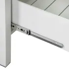 Meuble d'extérieur en aluminium avec 2 tiroirs dans différentes finitions - Hotel Viadurini