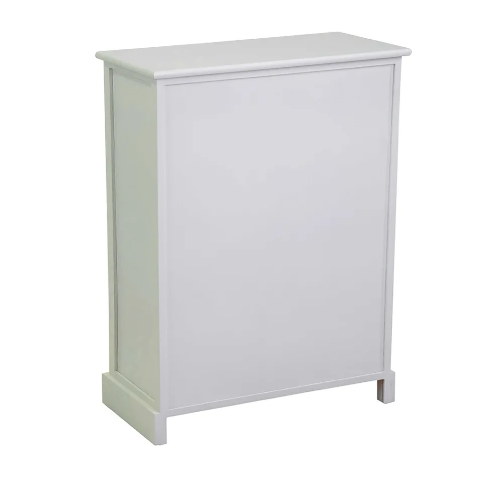 Armoire d'intérieur en bois avec 2 portes et 2 tiroirs - Meduse Viadurini