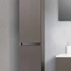 Meubles de salle de bain suspendus en MDF laqué fabriqué en Italie - Becky Viadurini