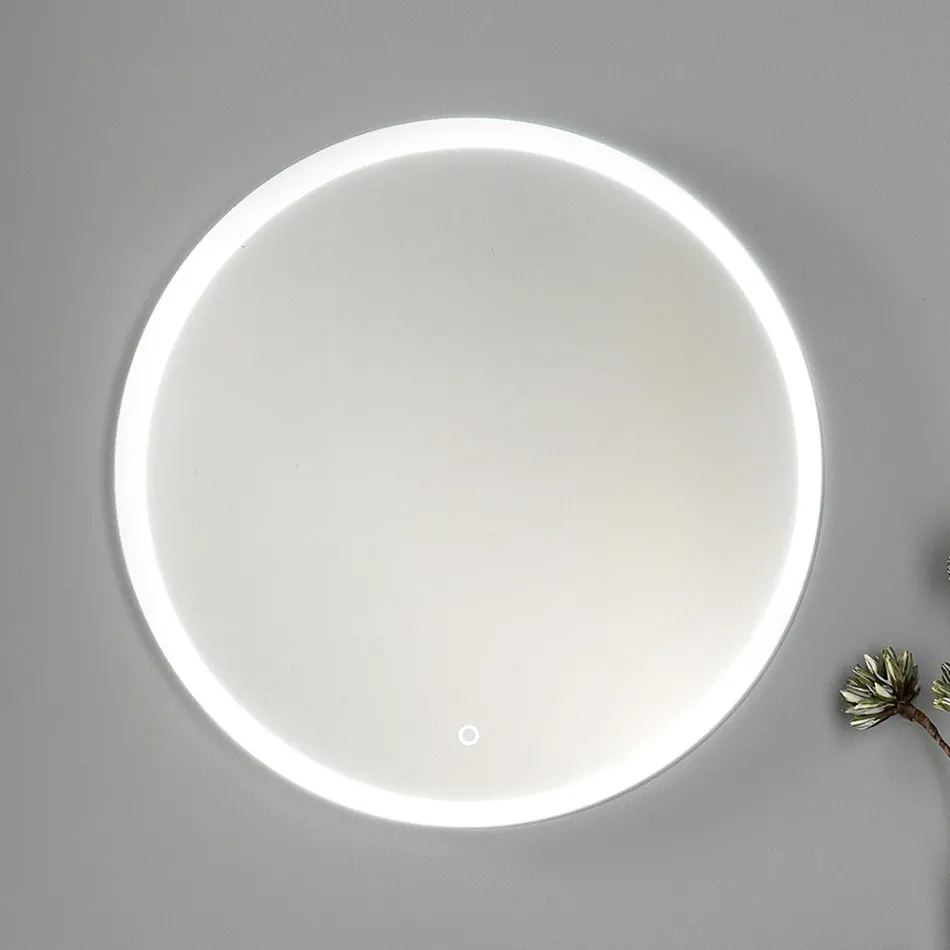 Meuble de salle de bain en bois blanc et noyer et céramique 156 cm Made in Italy - Renga Viadurini