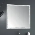 Meuble de salle de bain au sol en métal cuivré et Mdf blanc fabriqué en Italie - Cizco Viadurini