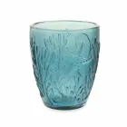 Verres de couleur bleu moderne 6 pièces Service d'eau - Mazara Viadurini