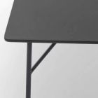 My Home Mek table basse MDF gris anthracite design L79xH39cm made Italie Viadurini