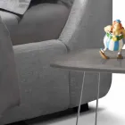 My Home Sleepway lit double rembourré 180x90cm fabriqué en Italie Viadurini