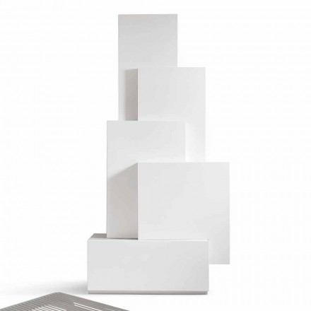 My Home Tetris mobile tour de la salle de séjour design MDF H196cm fabriqué en Italie Viadurini