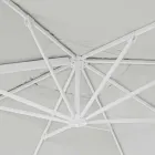 Parapluie d'extérieur 3x3 en aluminium blanc et polyester - Fasma Viadurini