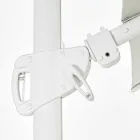 Parapluie d'extérieur 3x3 en aluminium blanc et polyester - Fasma Viadurini