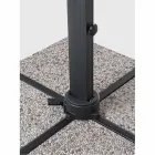 Parapluie d'extérieur 4x4 en polyester gris clair et aluminium - Daniel Viadurini