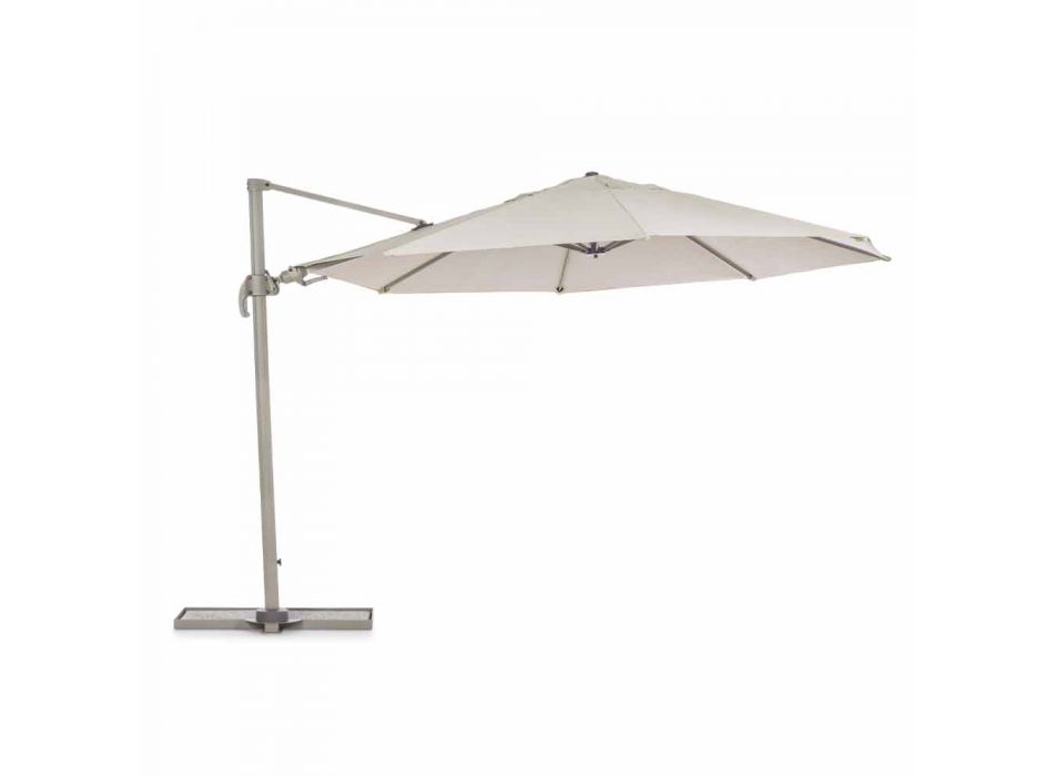 Parapluie d'extérieur diamètre 3,5m en polyester avec mât en aluminium - Linfa Viadurini