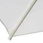 Parasol d'extérieur en polyester avec structure en aluminium blanc - Zinica Viadurini