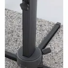 Parasol de jardin 3x4 avec tissu polyester gris clair - Dalton Viadurini