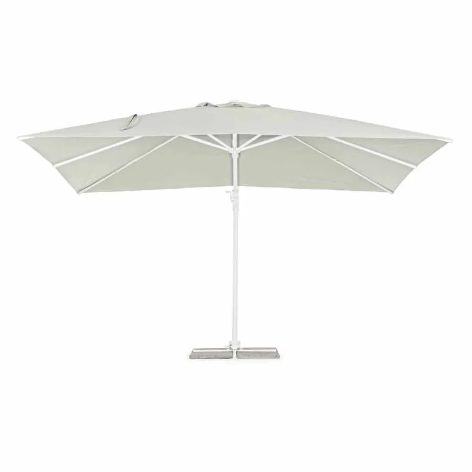 Parasol de jardin en aluminium 3x4 avec tissu en polyester - Fasma Viadurini