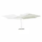 Parasol de jardin en aluminium 3x4 avec tissu en polyester - Fasma Viadurini