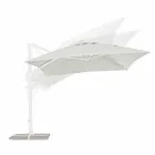 Parasol de jardin en aluminium 3x4 avec tissu en polyester - Fasma Viadurini
