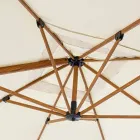 Parasol de jardin 3x4m en aluminium et polyester, Homemotion - Marco Viadurini