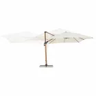 Parasol de jardin 3x4m en aluminium et polyester, Homemotion - Marco Viadurini