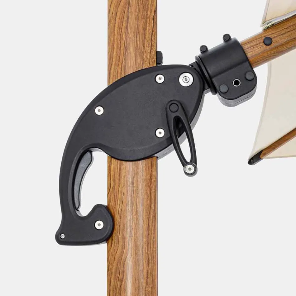 Parasol de jardin 3x4m en aluminium et polyester, Homemotion - Marco Viadurini