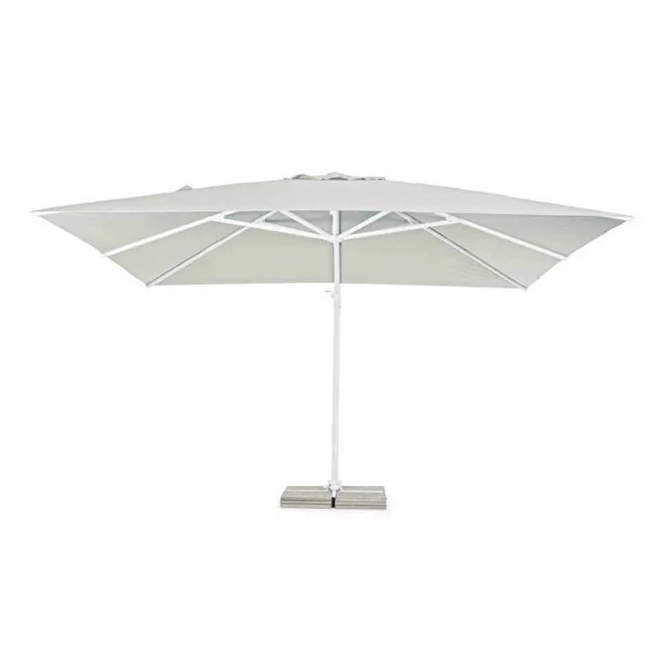Parapluie de jardin 4x4 avec tissu polyester de couleur naturelle - Fasma Viadurini