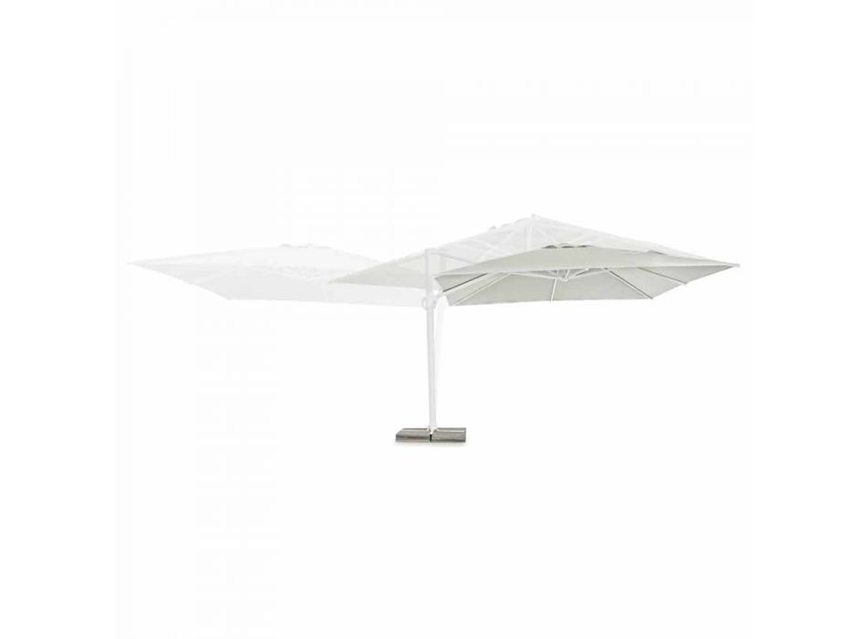 Parapluie de jardin 4x4 avec tissu polyester de couleur naturelle - Fasma Viadurini