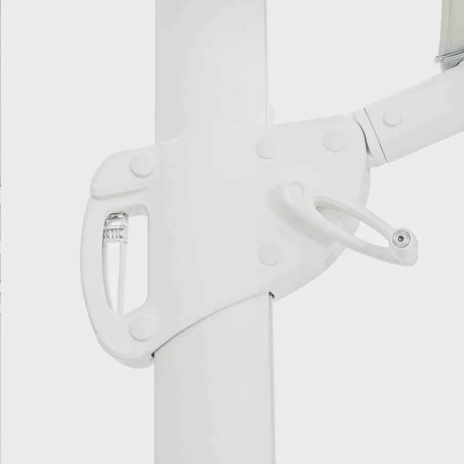 Parapluie de jardin 4x4 avec tissu polyester de couleur naturelle - Fasma Viadurini