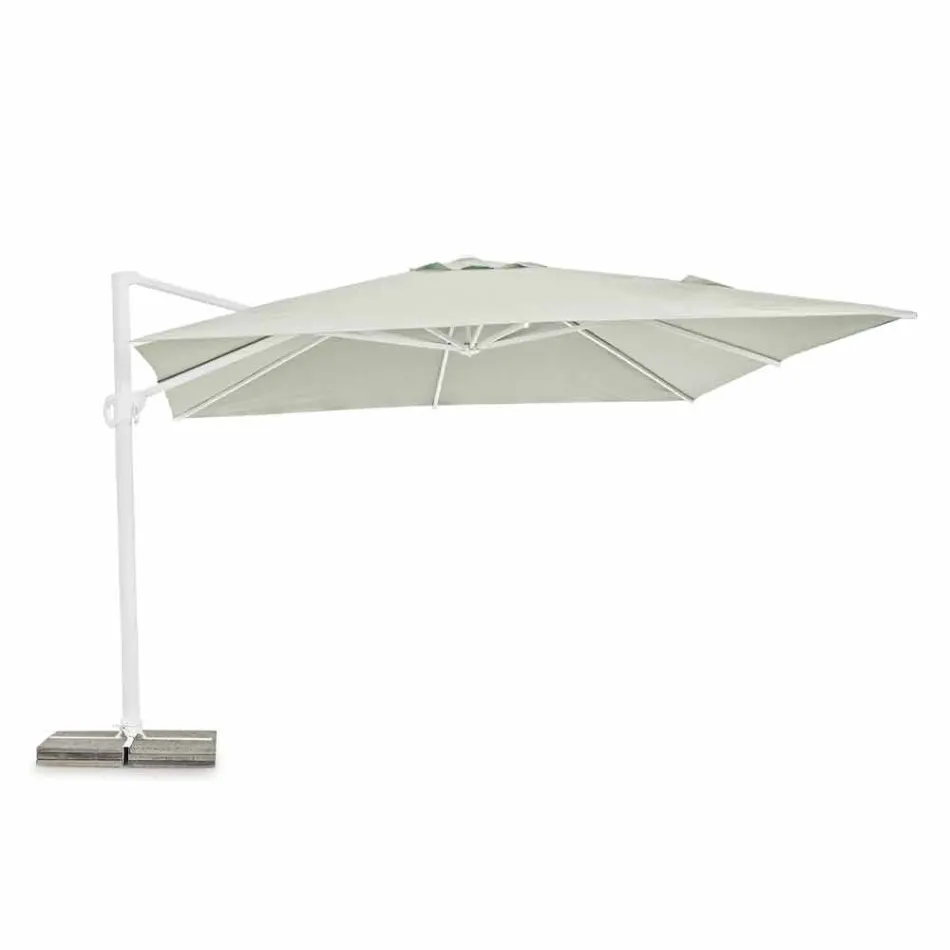 Parapluie de jardin 4x4 avec tissu polyester de couleur naturelle - Fasma Viadurini