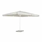 Parasol de jardin 4x4 avec tissu en polyester et base en acier - Nastio Viadurini