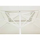 Parasol de jardin 4x4 avec tissu en polyester et base en acier - Nastio Viadurini