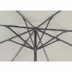Parasol de jardin 4x4 avec tissu en polyester et base en acier - Nastio Viadurini