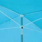 Parasol de jardin avec structure en aluminium anodisé rayé - Laila Viadurini