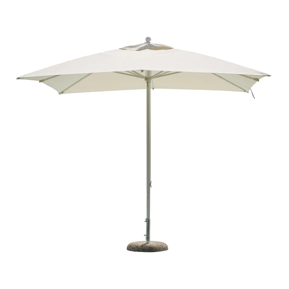 Parasol de jardin avec toile colorée et structure en aluminium - Norbert Viadurini