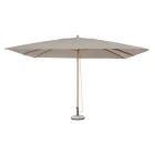 Parasol de jardin en toile polyester gris tourterelle 3x4 m, Homemotion - Lucius Viadurini