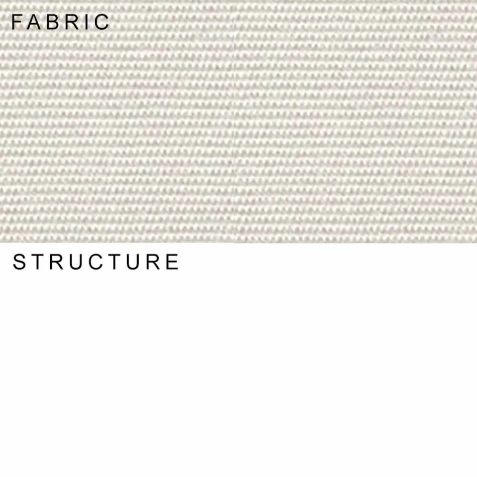 Parasol de jardin en tissu acrylique et aluminium fabriqué en Italie - Solero Viadurini