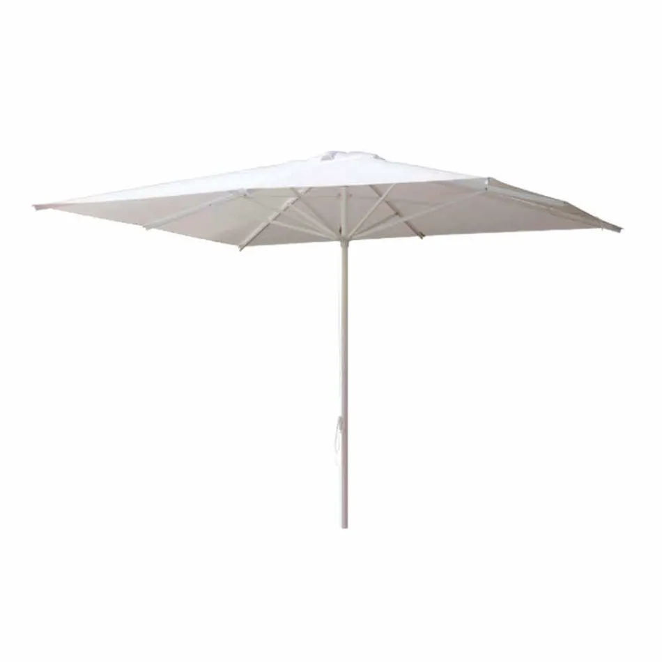 Parasol de jardin en tissu acrylique et aluminium fabriqué en Italie - Solero Viadurini