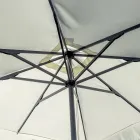 Parasol carré 3 x 3 mètres en polyester enduit de résine - Arbor Viadurini