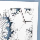 Horloge Murale Design en Bois Blanc ou Colombe Rectangulaire - Artificio Viadurini