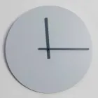 Horloge murale ronde de design moderne gris et bleu Made in Italy - Umbriel Viadurini