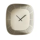 Horloge murale Cesira en verre miroir avec gravures laser, fabriquée en Italie Viadurini