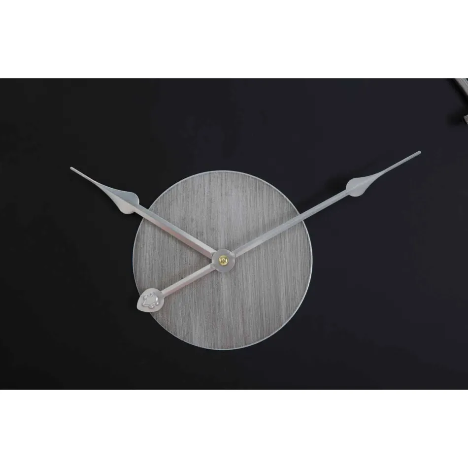 Horloge murale ronde de design moderne en fer et MDF - Hope Viadurini