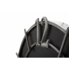 Horloge murale ronde de design moderne en fer et MDF - Hope Viadurini