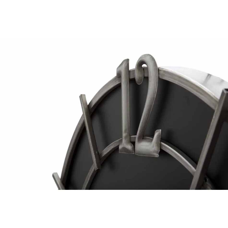 Horloge murale ronde de design moderne en fer et MDF - Hope Viadurini