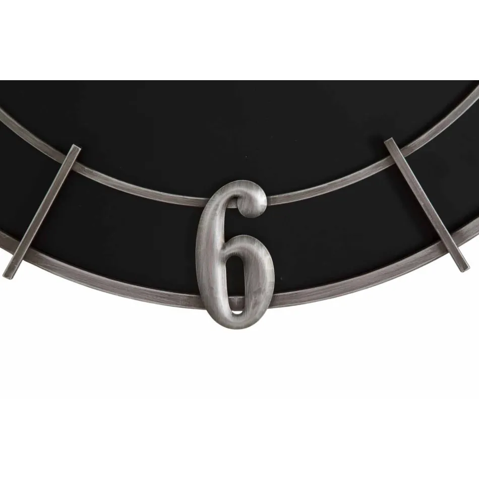 Horloge murale ronde de design moderne en fer et MDF - Hope Viadurini