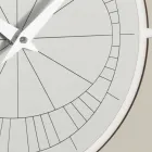 Horloge avec cadre en relief et polypropylène avec différentes couleurs - Lunarium Viadurini