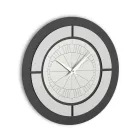 Horloge avec cadre en relief et polypropylène avec différentes couleurs - Lunarium Viadurini