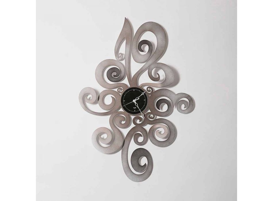 Horloge murale design moderne en fer fabriqué en Italie - Noel Viadurini