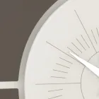 Horloge murale en méthacrylate et cadre en lin Made in Italy - Battito Viadurini